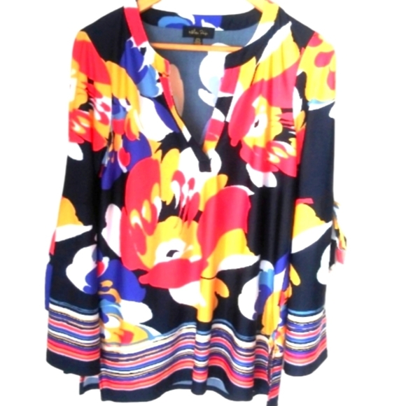 Melissa Paige Tops - Melissa Paige Womens Plus Size Blouse Size 1X💰2/20💰